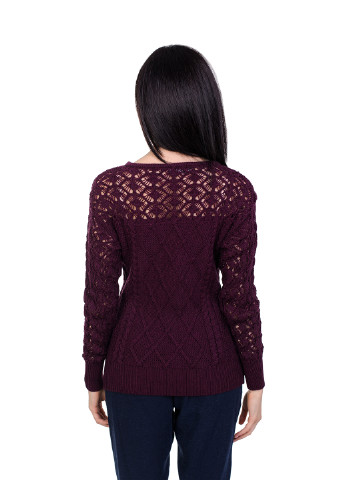 Темно-бордовий демісезонний джемпер жіночий джемпер Viviami