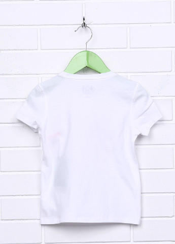 Белая летняя футболка с коротким рукавом Juicy Couture