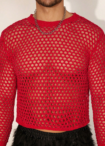 Красный демисезонный джемпер джемпер SHEIN