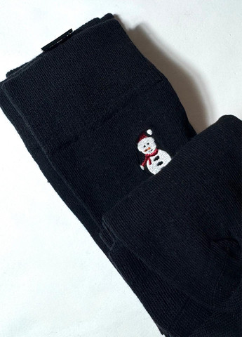 Чорні шкарпетки (3 пари) Reserved однотонні (365701421)