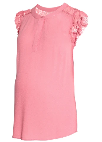 Розовая блуза для беременных H&M