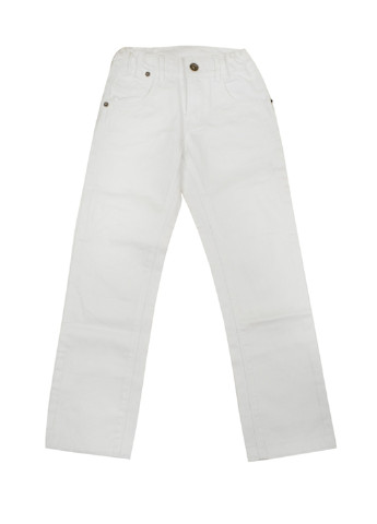 Белые кэжуал демисезонные брюки со средней талией Levis