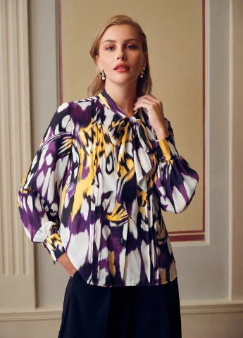 Комбінована блуза SHEIN