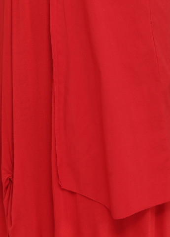 Красная кэжуал однотонная юбка Moda Bella