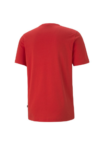 Червона футболка essentials small logo men's tee Puma