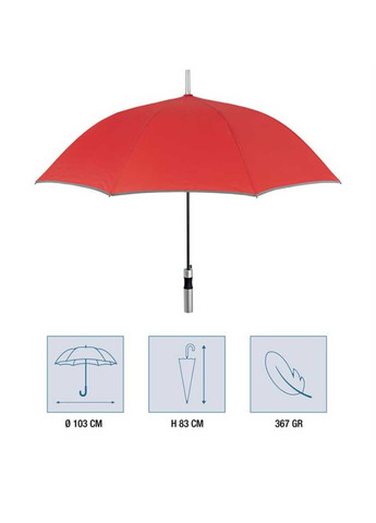 Красный зонт Perletti большой система антиветер (363640824)