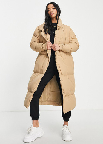 Бежевая зимняя куртка Asos