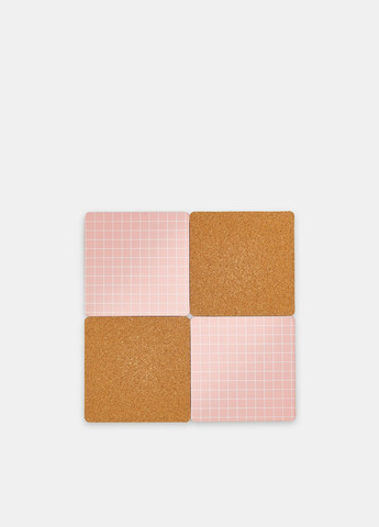 Підставка під гаряче (4 шт.), 10х10х0,5 см Sinsay (353322234)