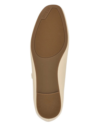 Жіночі балетки Guess | бежеві однотонні лаковані штучна шкіра (322871299)