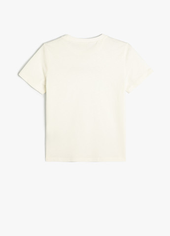 Біла літня футболка KOTON