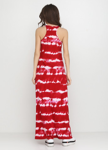 Червона кежуал сукня, сукня Ralph Lauren з абстрактним візерунком