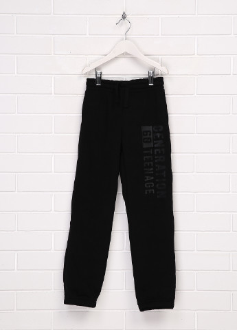 Черные кэжуал демисезонные брюки прямые Bkl Wear