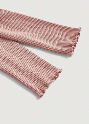 Розовое кэжуал платье с открытыми плечами SHEIN однотонное