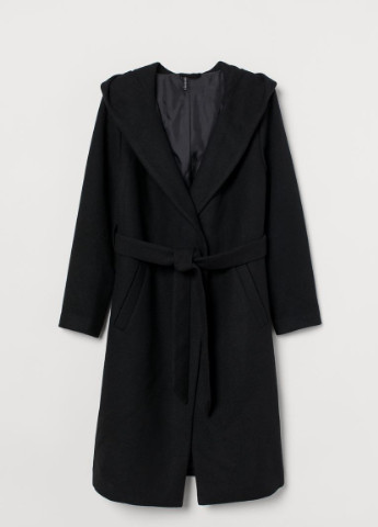 Черное демисезонное Пальто Черный H&M