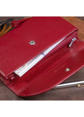 Жіночий шкіряний гаманець-клатч 19х9,5х2,5 см st leather (229460287)