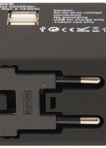 Зарядное устройство Международный адаптер 220В + 2*USB max2.1A (DV00DV5067) PowerPlant (216637187)