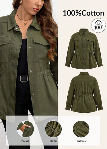 Куртка-рубашка SHEIN (341735085)