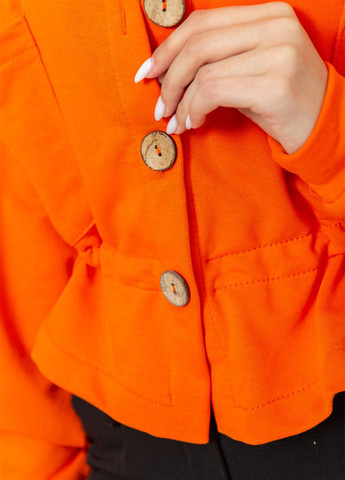 Оранжевый женский жакет Ager однотонный - демисезонный