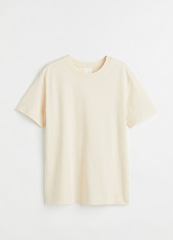 Молочна літня футболка H&M