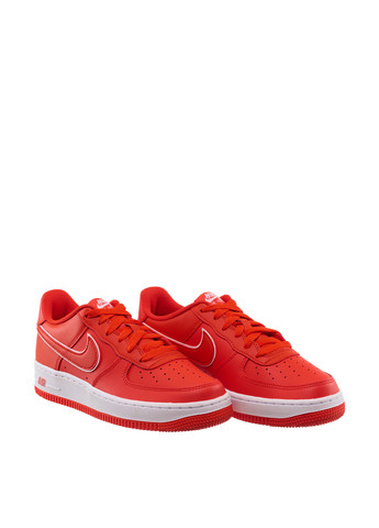 Красные демисезонные кроссовки dx5805-600_2024 Nike Air Force 1 Gs