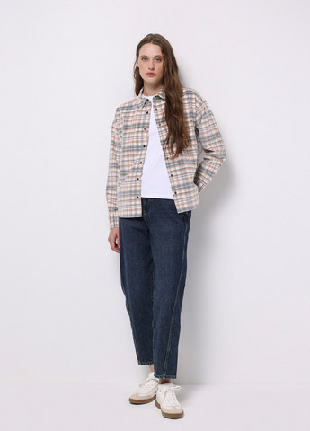 Бежевая кэжуал рубашка в клетку Colin's