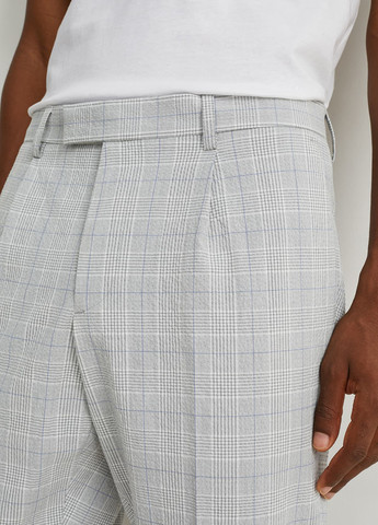 Светло-серые кэжуал летние зауженные брюки C&A