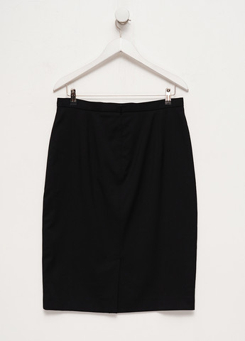 Черная кэжуал однотонная юбка Burberry