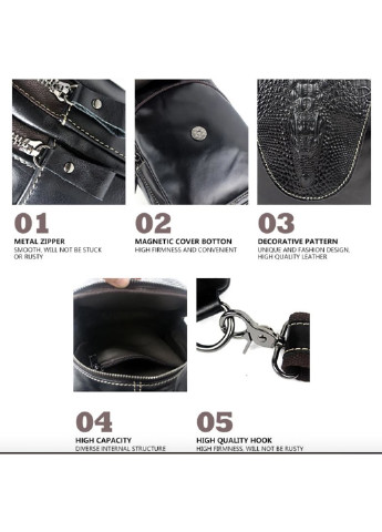 Чоловіча шкіряна сумка 16х29,5х6 см Vintage (242188765)