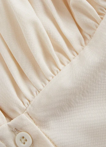 Кремовая блуза SHEIN