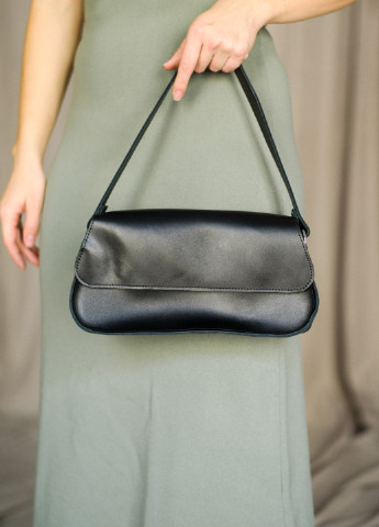 Женская сумка багет арт. 651 ручной работы из натуральной кожи лавандового цвета с легким глянцевым эффектом Boorbon (255406969)