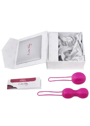 Вагинальные шарики IntiMate Вес: 53гр и 106гр Цвет: розовый Nomi Tang (252146358)