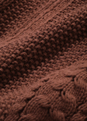 Коричневый демисезонный кардиган SHEIN