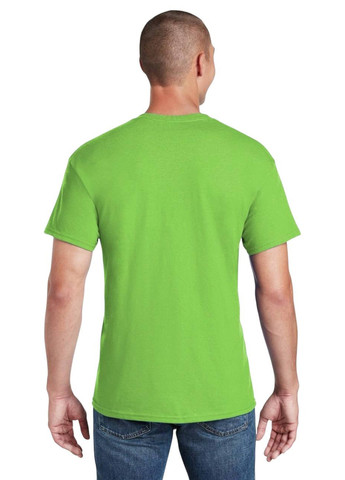 Салатовая футболка Gildan