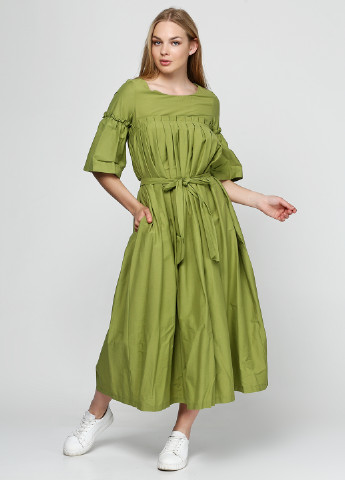 Зеленое кэжуал платье Piena