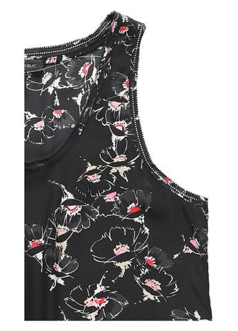 Чёрная блуза Banana Republic