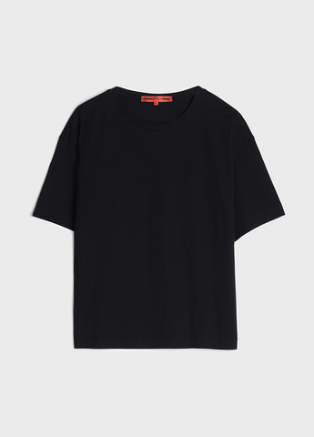 Черная всесезон женская футболка оверсайз KASTA design