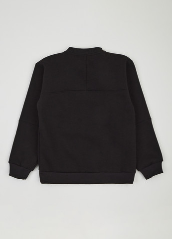 dexter's світшот однотонний чорний кежуал бавовна, трикотаж