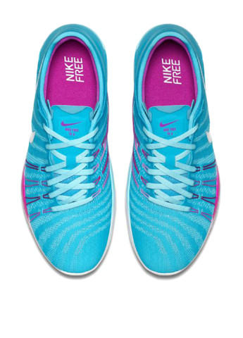 Голубые демисезонные кроссовки Nike WMNS NIKE FREE TR 6