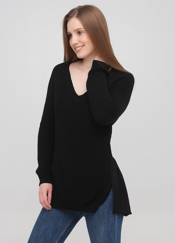 Черный демисезонный пуловер пуловер Bebe Plus