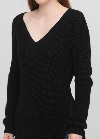 Чорний демісезонний пуловер пуловер Bebe Plus