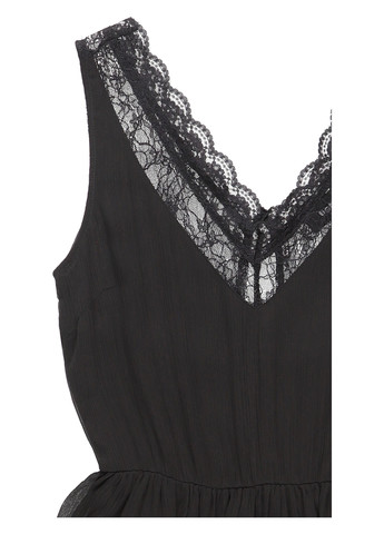 Черное коктейльное платье Tigha однотонное