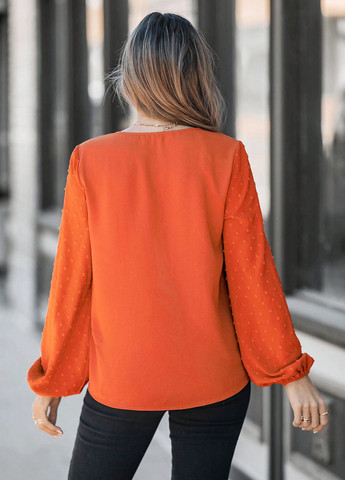 Оранжевая блуза SHEIN