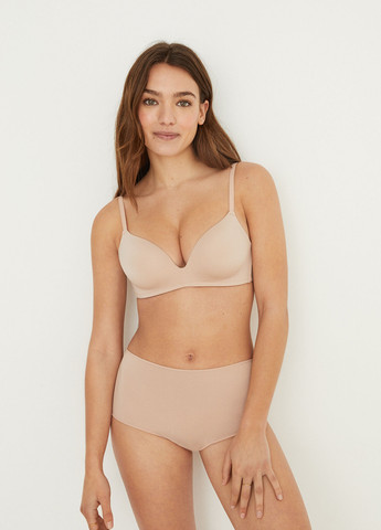 Бежевый бюстгальтер Women'secret полиамид, микрофибра