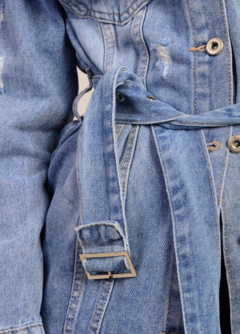 Блакитна літня джинсова куртка Jean Louis Francois