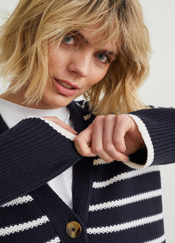 Темно-синий демисезонный кардиган C&A