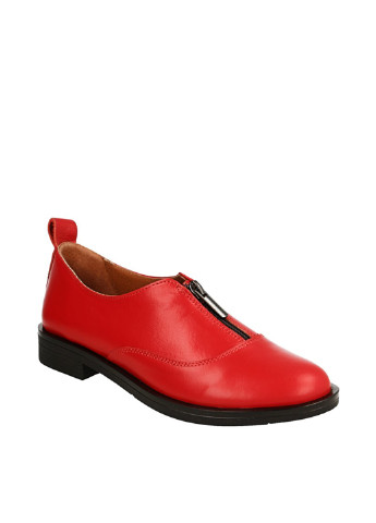 Красные женские кэжуал туфли на низком каблуке турецкие - фото