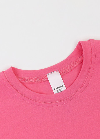 Рожева літня футболка Garnamama