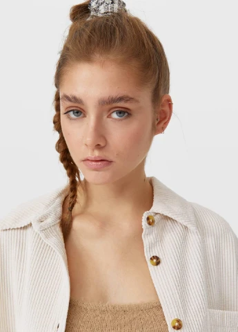 Молочна блуза демісезон Stradivarius