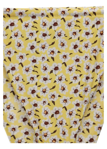 Желтые купальные трусики-плавки с цветочным принтом PrettyLittleThing