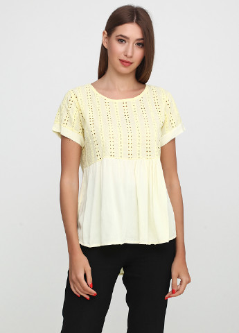 Желтая летняя блуза New Collection
